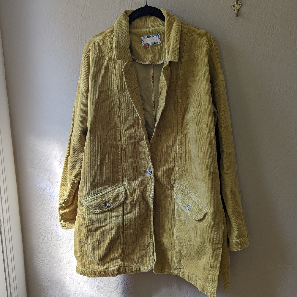 Anthropologie Pilcro Corduroy Jacket, Oversized, Size XS